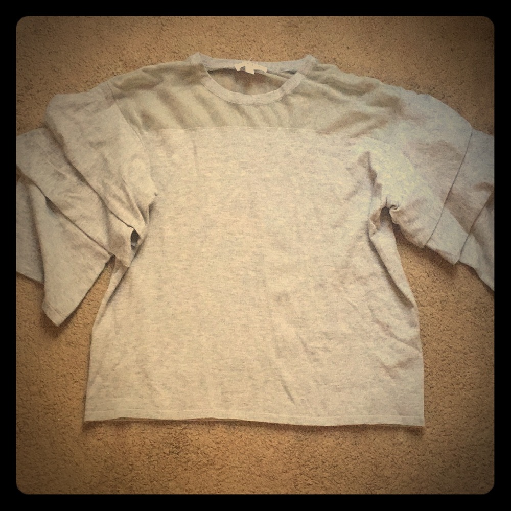 THML gray sweater shirt